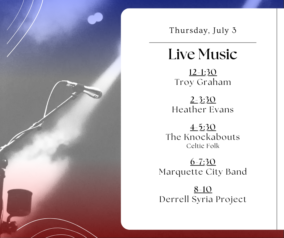 2025 Freedom Fest Music Schedule July 3rd
